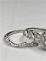10KWG Lady's Diamond Wedding Set Size 7